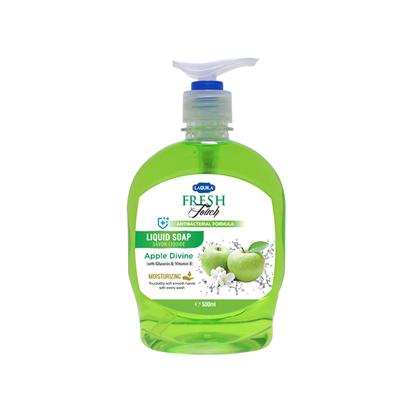 Fresh Touch Apple Divine Moisturizing Hand Wash – 500ml – Antibacterial Liquid Soap