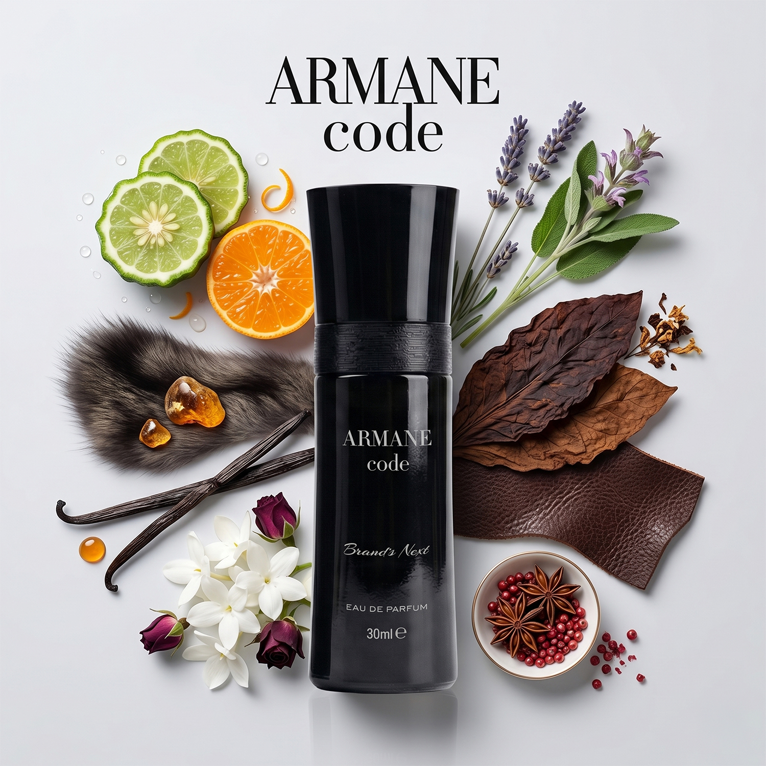 Armane Code Eau De Parfum for Men – 30ml – Premium Impression Fragrance of Giorgio Armani Code - Image 2