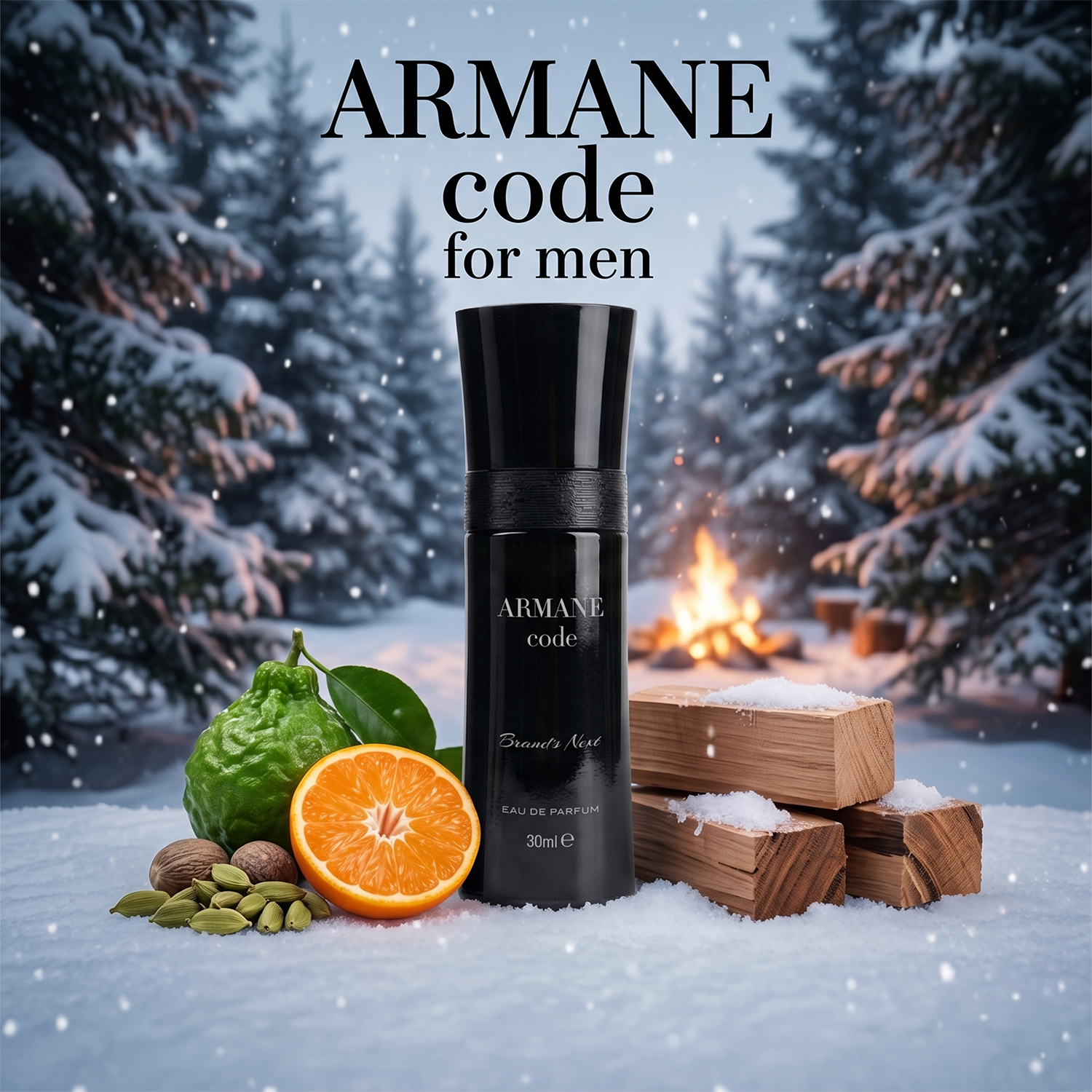Armane Code Eau De Parfum for Men – 30ml – Premium Impression Fragrance of Giorgio Armani Code - Image 3