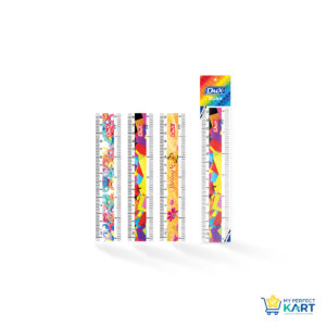 Dux Clear Plastic Scale Ruler (Box of 50 Pcs) - 15cm / 6 Inch