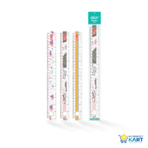 Dux Clear Plastic Scale Ruler (Box of 25 Pcs) - 30cm / 12 Inch